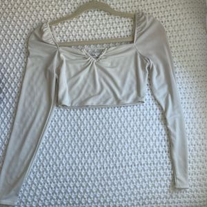 Cropped long sleeve Zara shirt